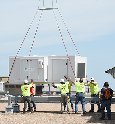 Salt Lake City Helicopter HVAC Lift