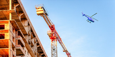 Salt Lake City Helicopter Lift in City