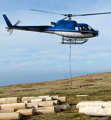 Salt Lake City Helicopter Log Lift