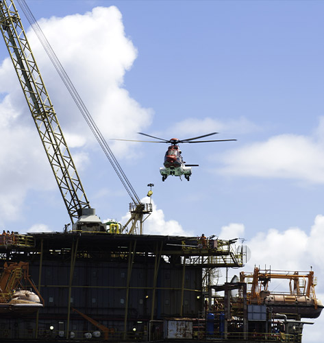 Salt Lake City Helicopter Oil Rig