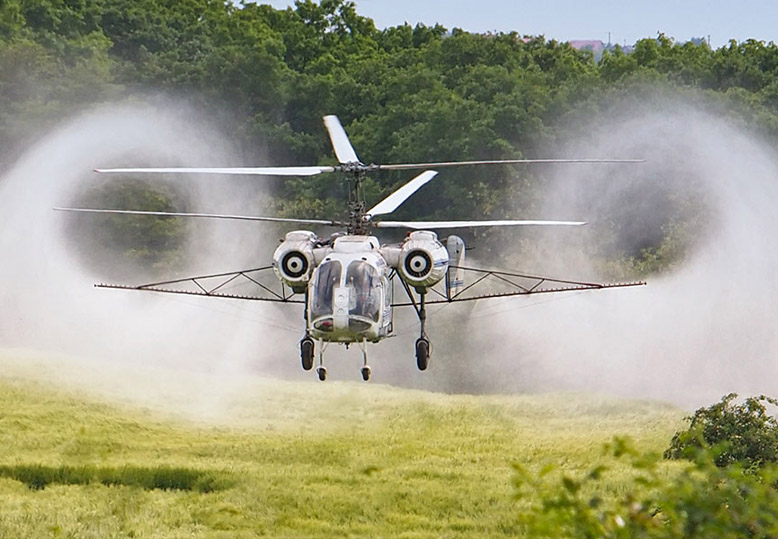 Salt Lake City Helicopter Seed Spreading